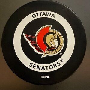Ottawa Senators NHL Official Game Puck